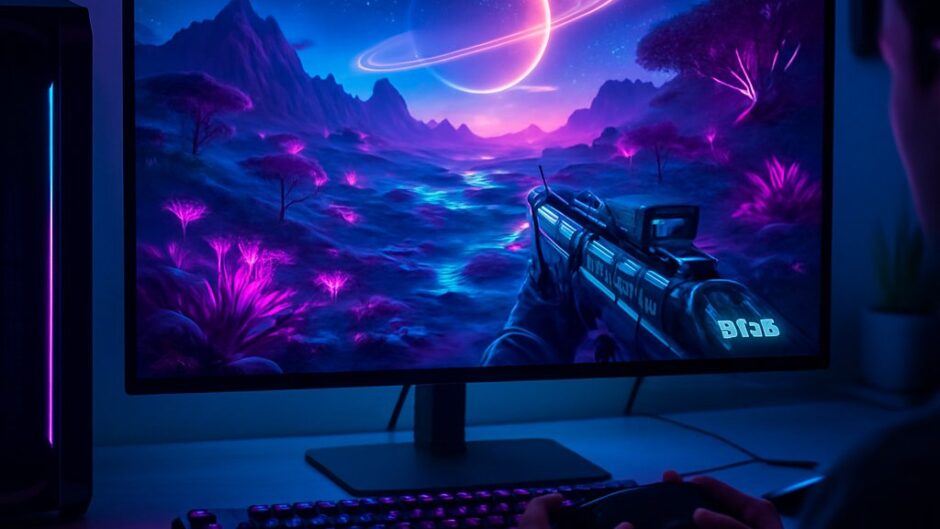 Ilustrasi Game Online 2026: Grafis Futuristik yang Memukau